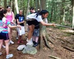 Low Challenge Course Low Challenge Course at Nawakwa