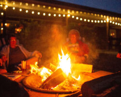 Fire Pit - Zinn-Tozer Lodge Zinn-Tozer Lodge at Nawakwa
