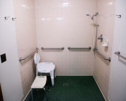 Handicapped Restroom - Zinn-Tozer Lodge Zinn-Tozer Lodge at Nawakwa