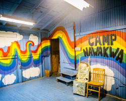 “Backstage” Room Lower Camp Assembly Hall at Nawakwa